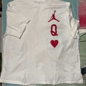 Air Jordan Flight Queen of Hearts Graphic TShirt XL